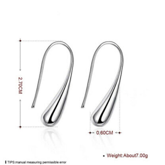 NEW Stamped 925 Silver Earrings - Picture 3 of 6